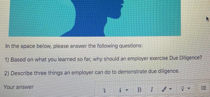 HRM In the space below, please answer the