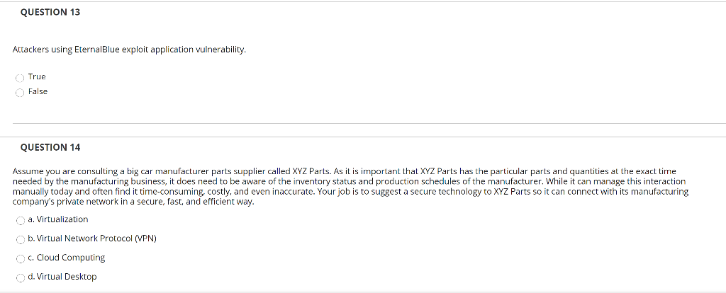 need all asap please QUESTION 13 Attackers using