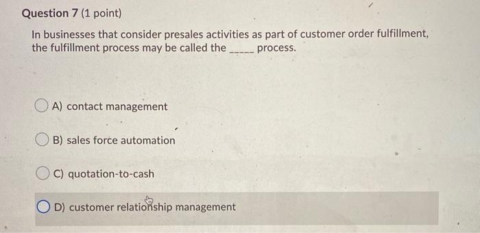 Question 6 (1 point) applications rearrange items