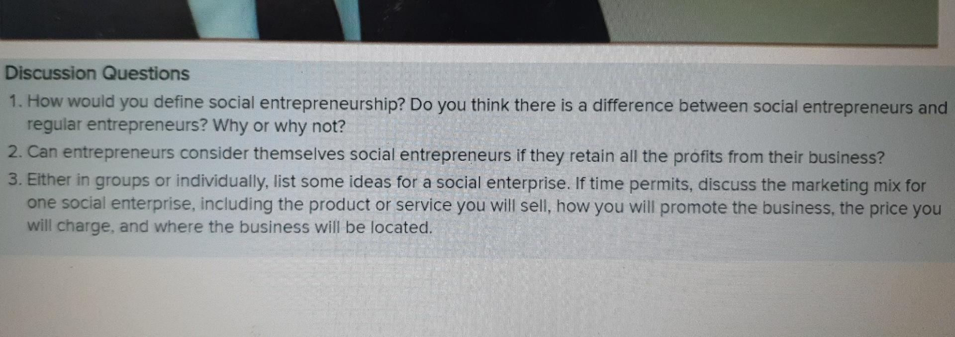 YOUNG CANADIAN SOCIAL ENTREPRENEURS More younger