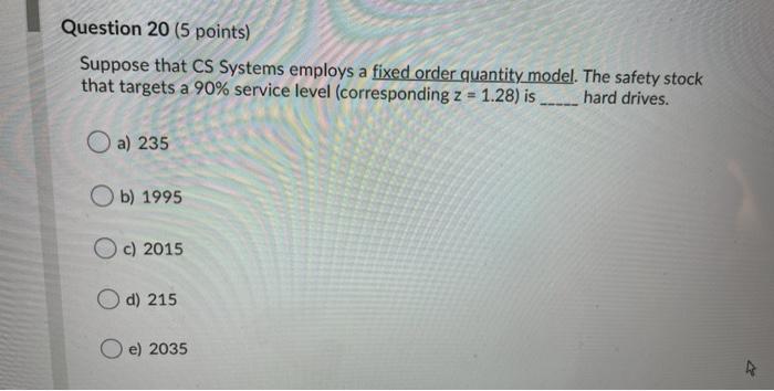 CS System purchases computer hard drives from a