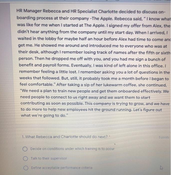 HR Manager Rebecca and HR Specialist Charlotte