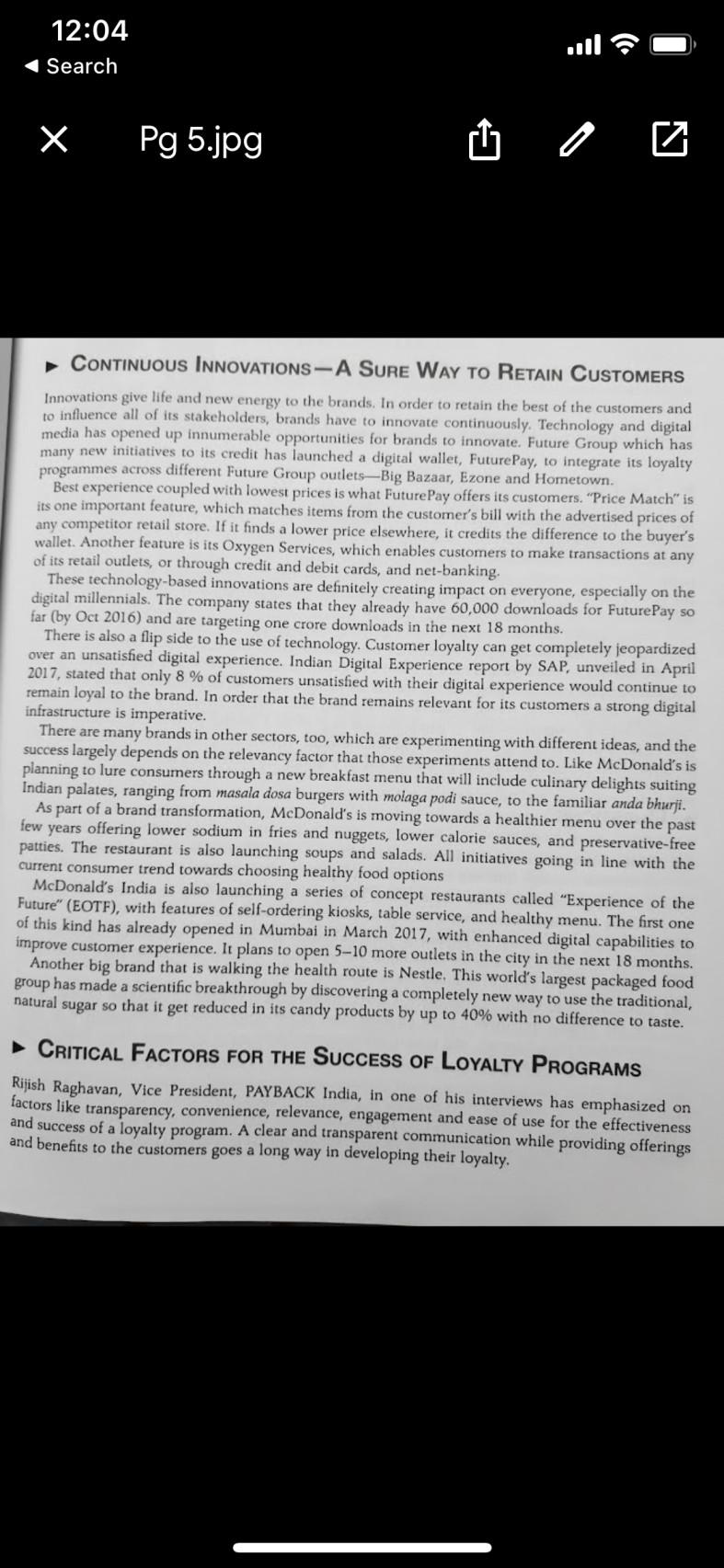 Explain why Consistent Innovations are the most