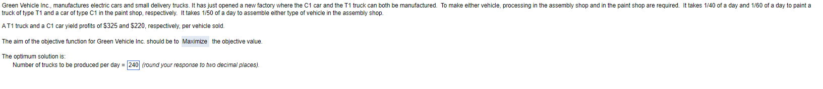 ruck of type T1 and a car of type C1 in the paint