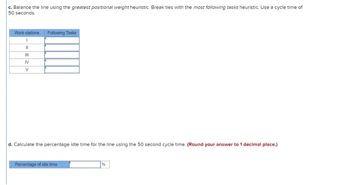 For the set of tasks given below, do the