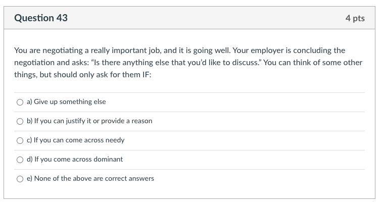 Question 41 4 pts Susanne is an HR manager who