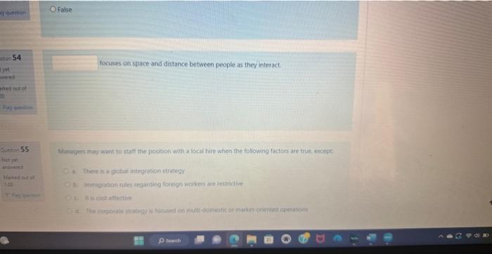 answere locuses on space and distance between