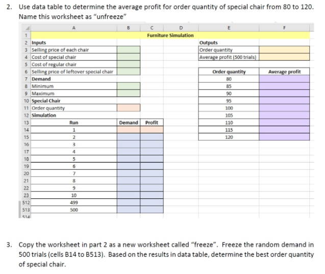 Harry runs a furniture store. He plans to hold a