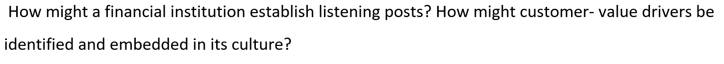 How might a financial institution establish