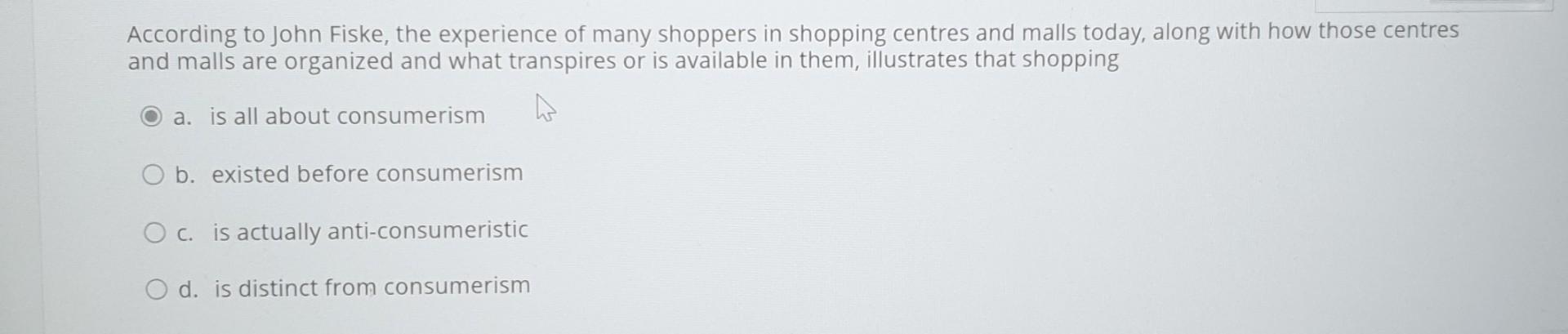 According to John Fiske, the experience of many