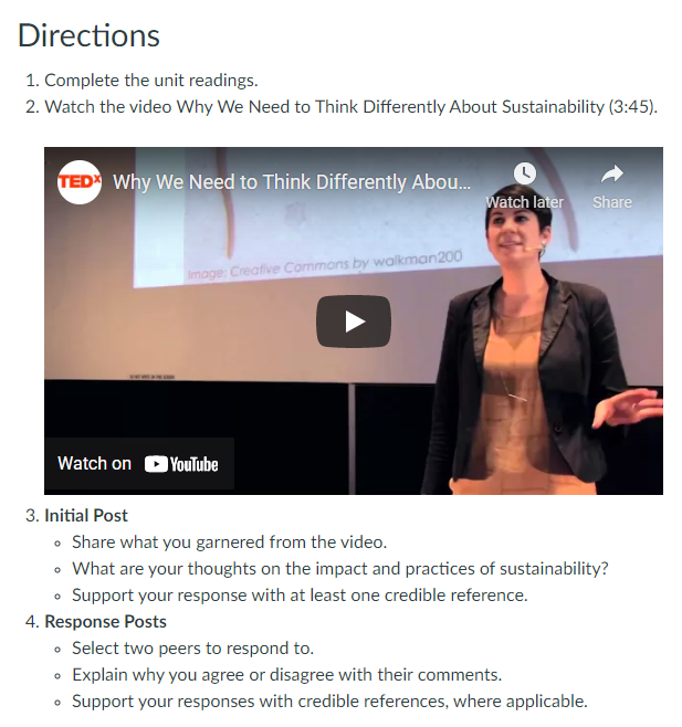 Directions 1. Complete the unit readings. 2.