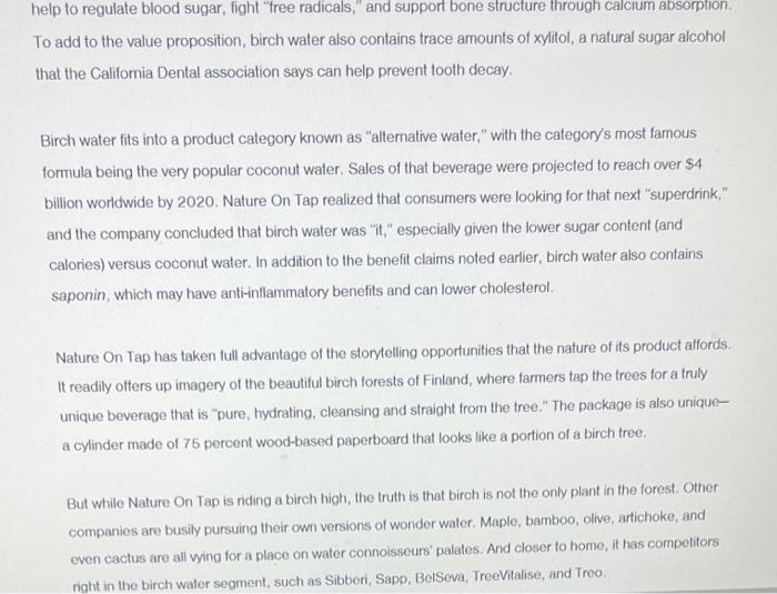 answer each subquestions respectively and not