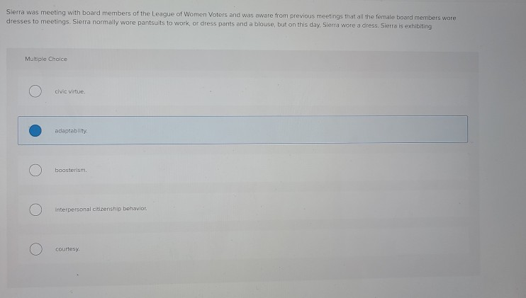 Sierra was meeting with board members of the