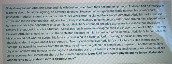 Sixty-five-year-old Abdullah Safar and his wife