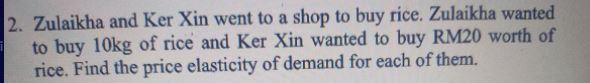2. Zulaikha and Ker Xin went to a shop to buy