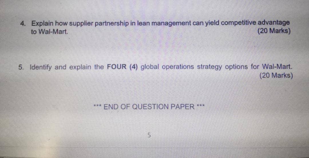 4. Explain how supplier partnership in lean