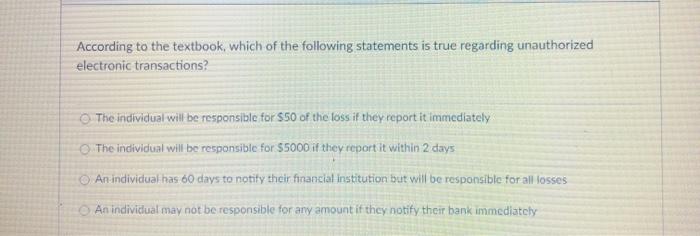 According to the textbook, which of the following