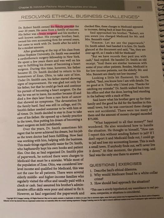 Chapter 6: Individual Factor Moral Prices and