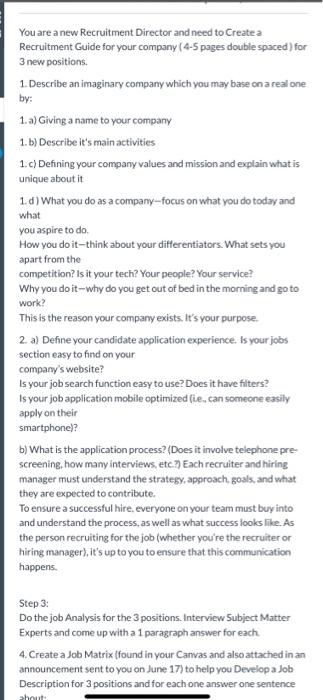 You are assigned a specific scenario of a