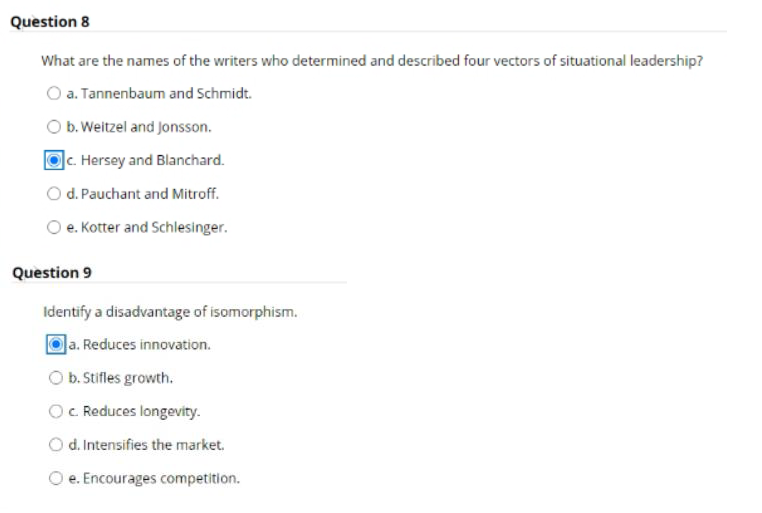 Question 8 What are the names of the writers who