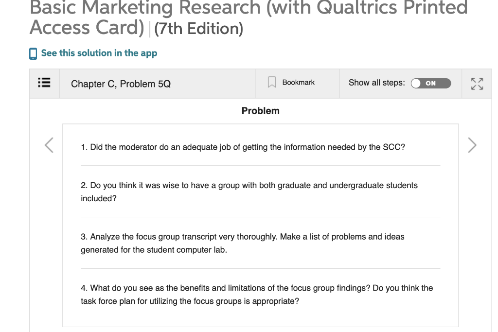 Basic Marketing Research (with Qualtrics Printed