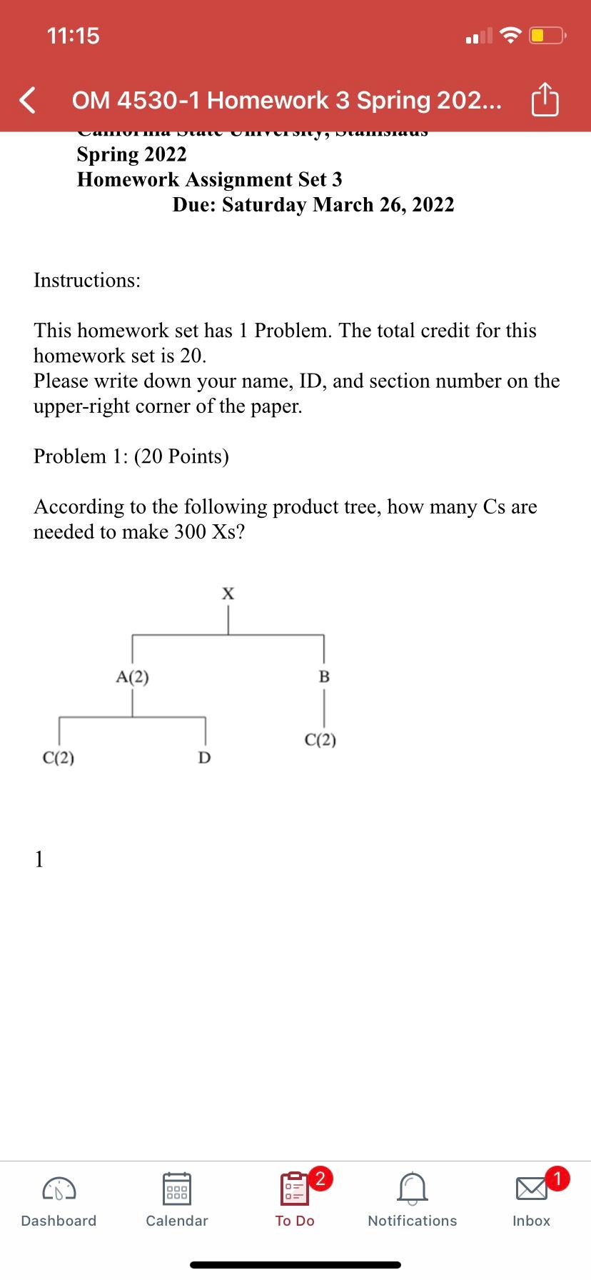 11:15 < OM 4530-1 Homework 3 Spring 202... Spring