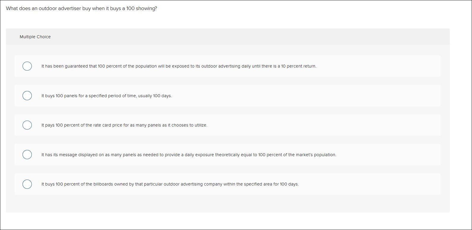 Which type of OOH advertising consisting of