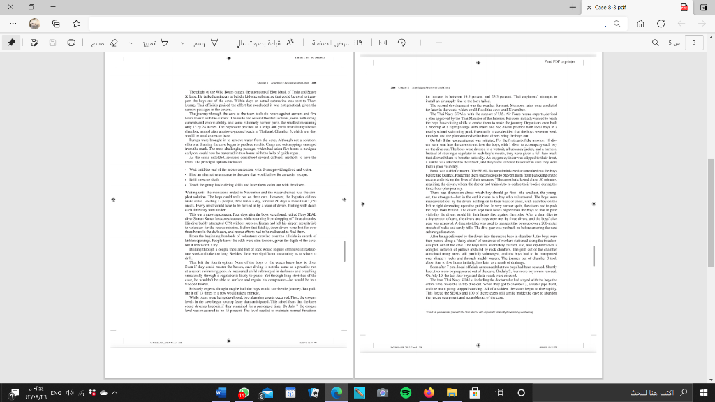 Please read the Case-8.3 Tham Luang Cave Rescue .