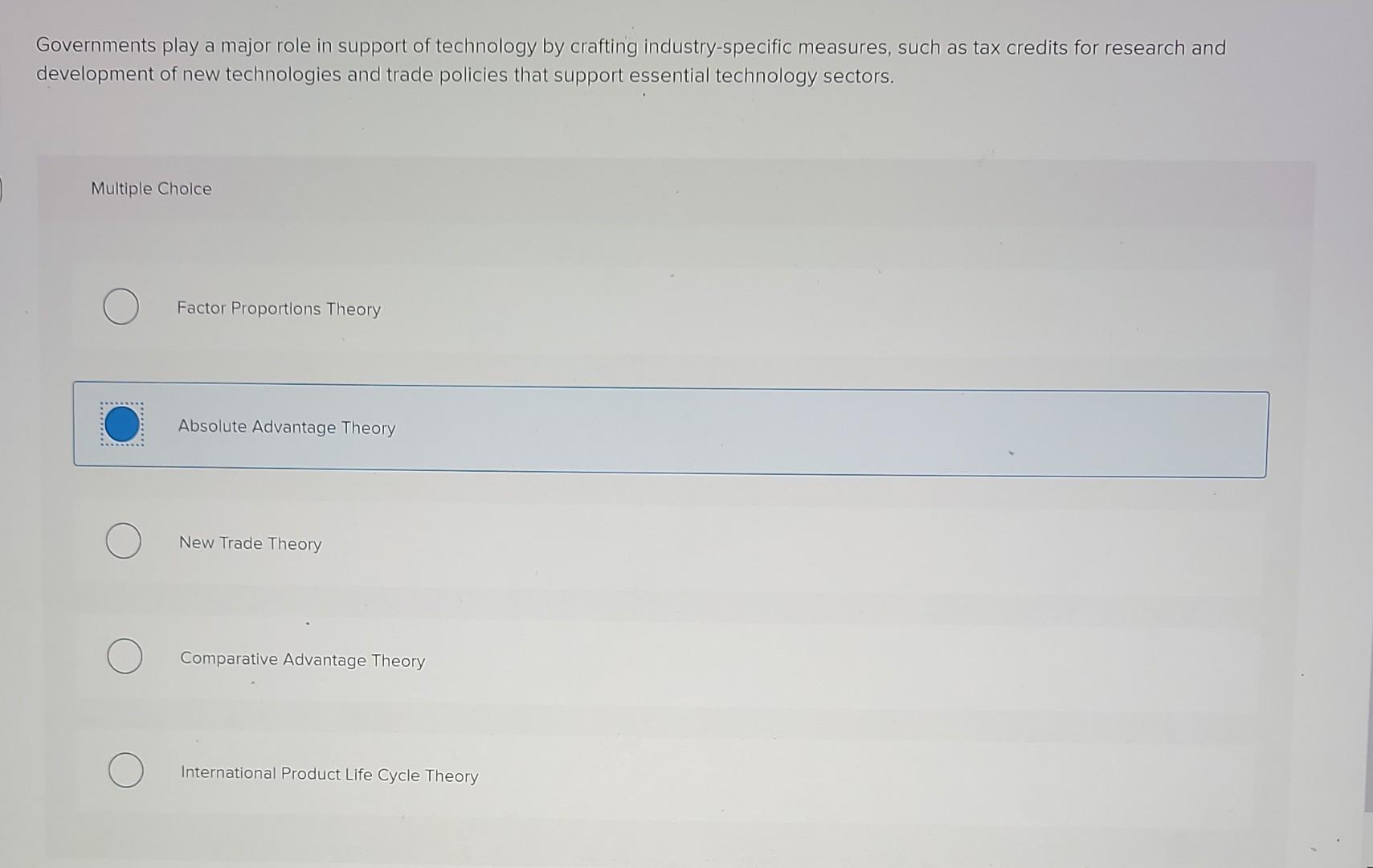 Governments play a major role in support of