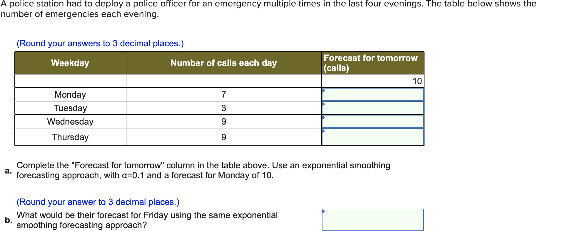 A police station had to deploy a police officer