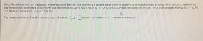 Linda Boardman, Inc., an equipment manufacturer