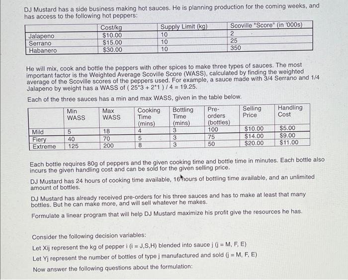 DJ Mustard has a side business making hot sauces.