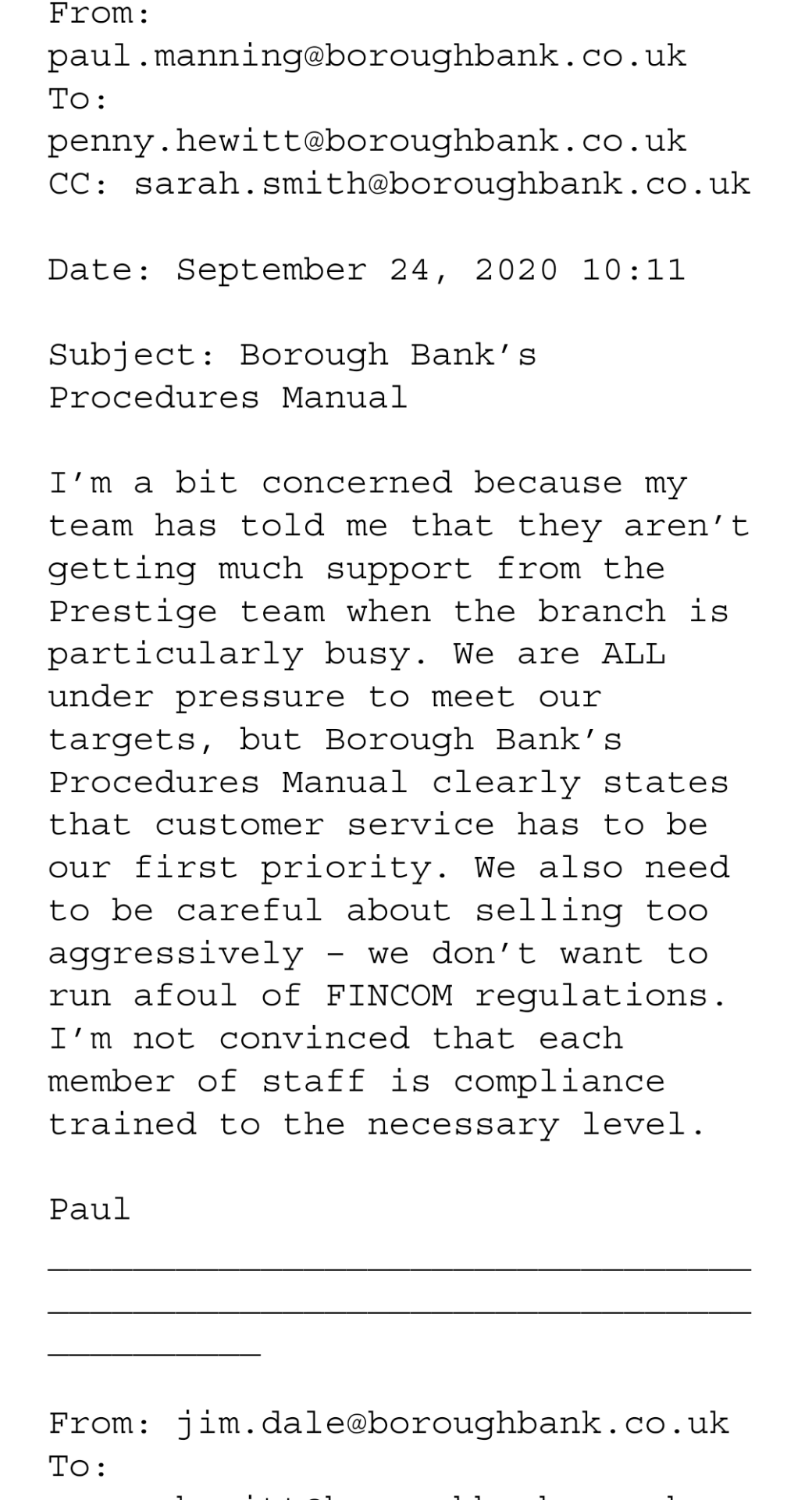 how a internal relationship manager can solved