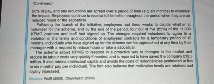 on the face of it, the KPMG approach appears to