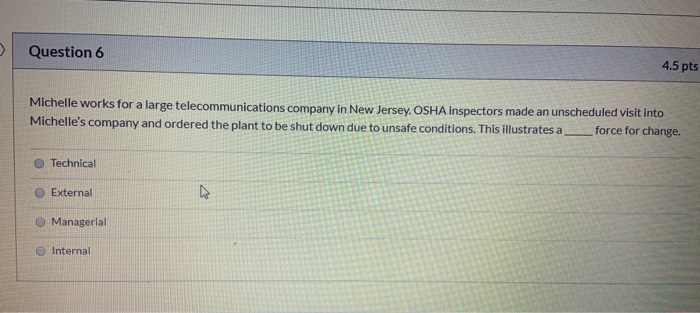 michelle works for a large telecommunications