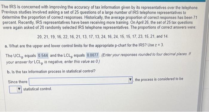 The IRS is concerned with improving the accuracy