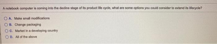 A notebook computer is coming into the declino