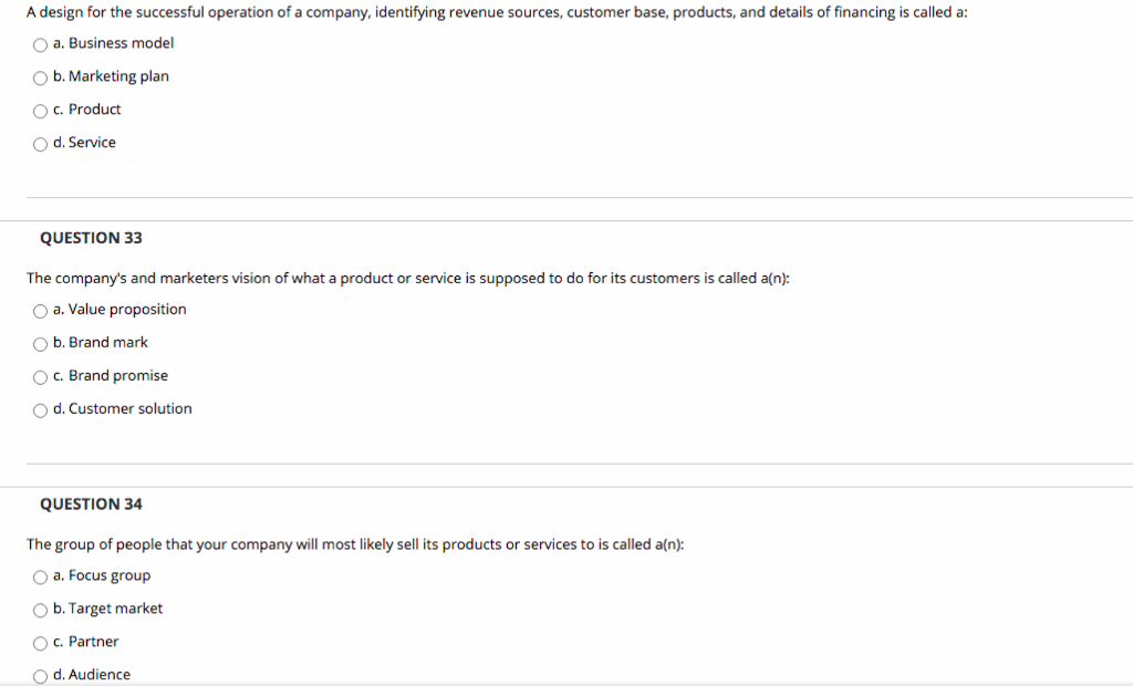 A design for the successful operation of a