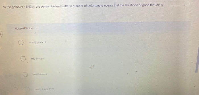 In which of the following situations will it be