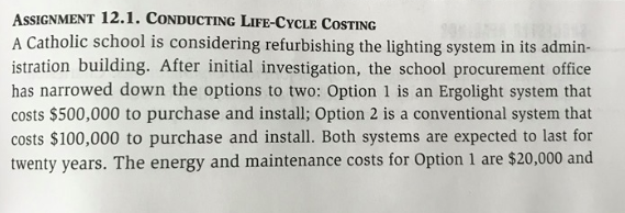 Please explain the answer. Thank you. ASSIGNMENT