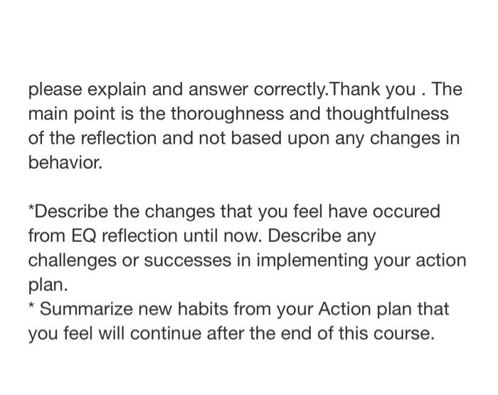 please explain and answer correctly. Thank you .