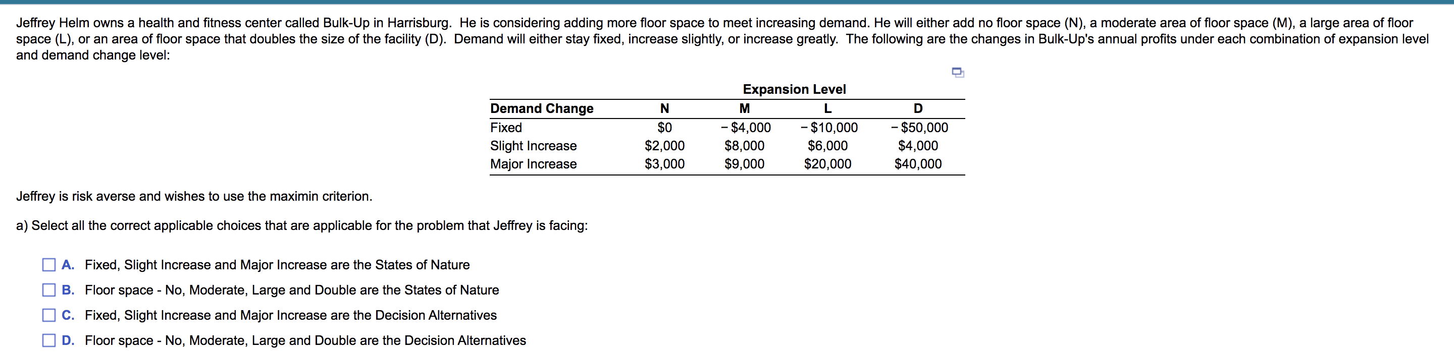 Jeffrey Helm owns a health and fitness center
