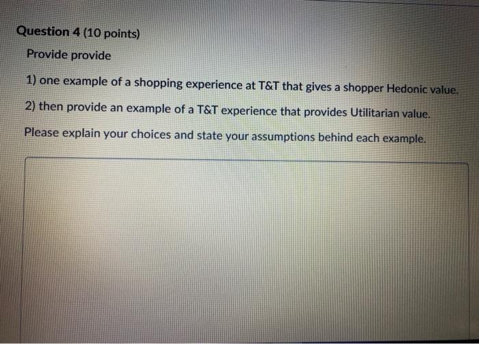 Case Study: T&T Supermarket (Pg 163 of the CB