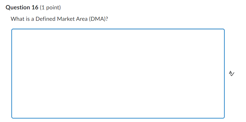 What is a Defined Market Area (DMA)
