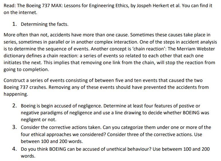 Read: The Boeing 737 MAX: Lessons for Engineering