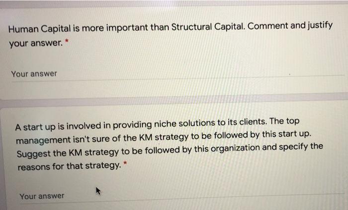 Human Capital is more important than Structural