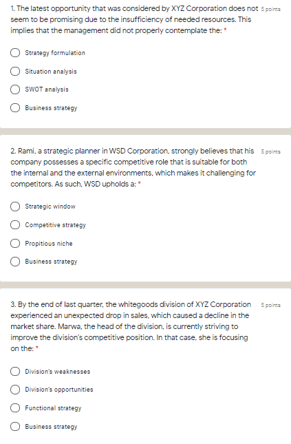 PLEASE ANSWER THEM ALL THANK YOU SO MUCH! 1. The