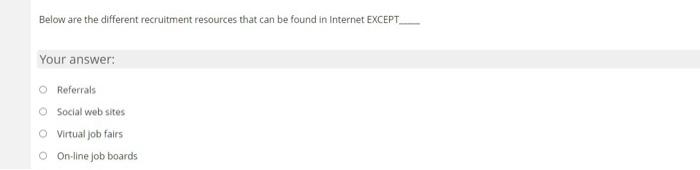 Below are the different recruitment resources