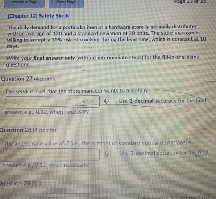 Previous Page Next Page Page 23 of 25 [Chapter