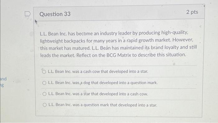 D Question 32 2 pts Candy FruFru Inc. is a candy